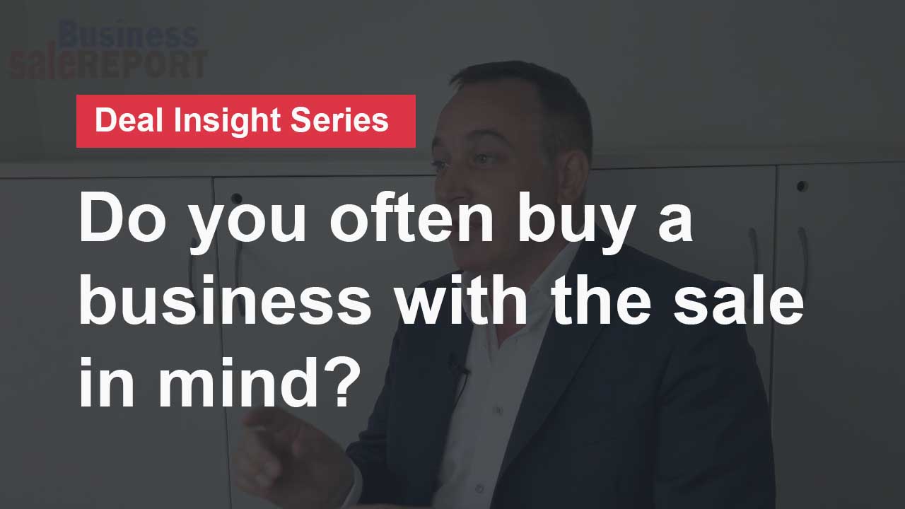 Buying a business with the sale in mind